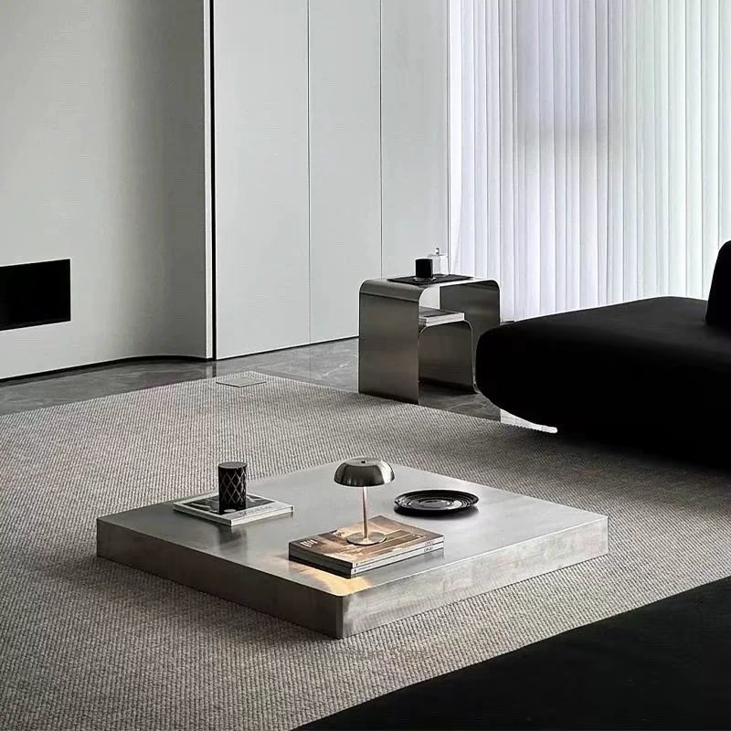 Desk Setup Modern - Nordic Creative Design Stainless Steel Corner
