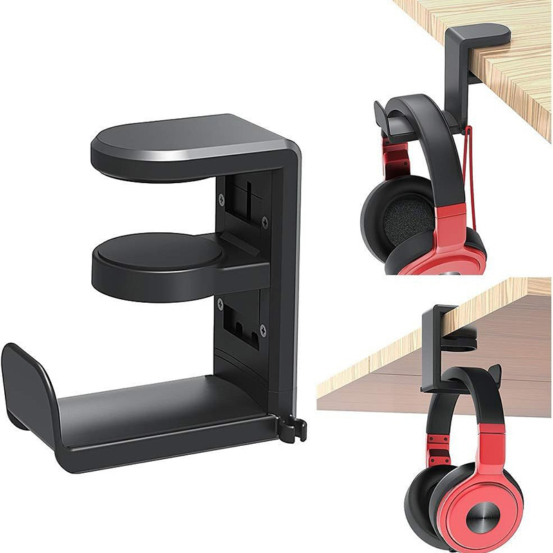 Desk Setup Gaming - PC Gaming Headphone Stand Headset Hook
