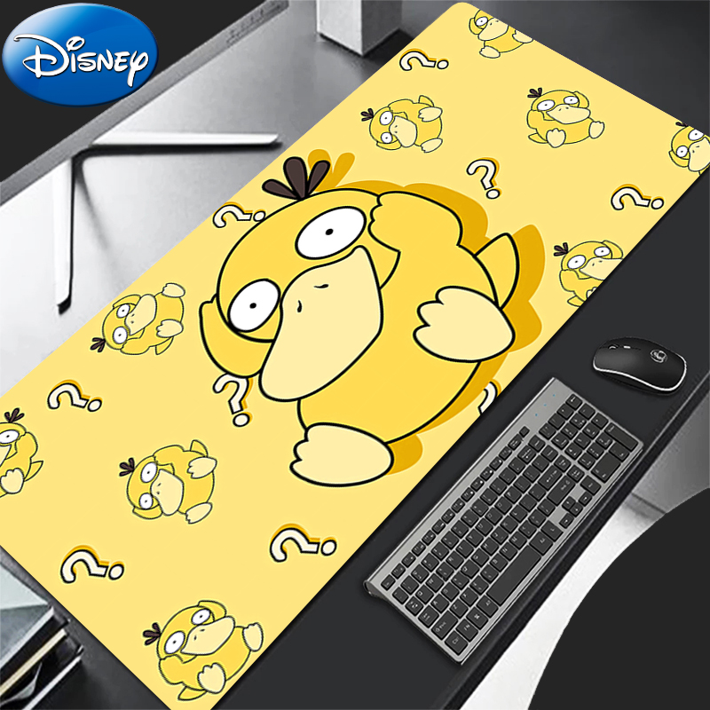 Desk Setup Rug - Gaming Mouse Pad P-Pokemon Psyduck 90x40cm