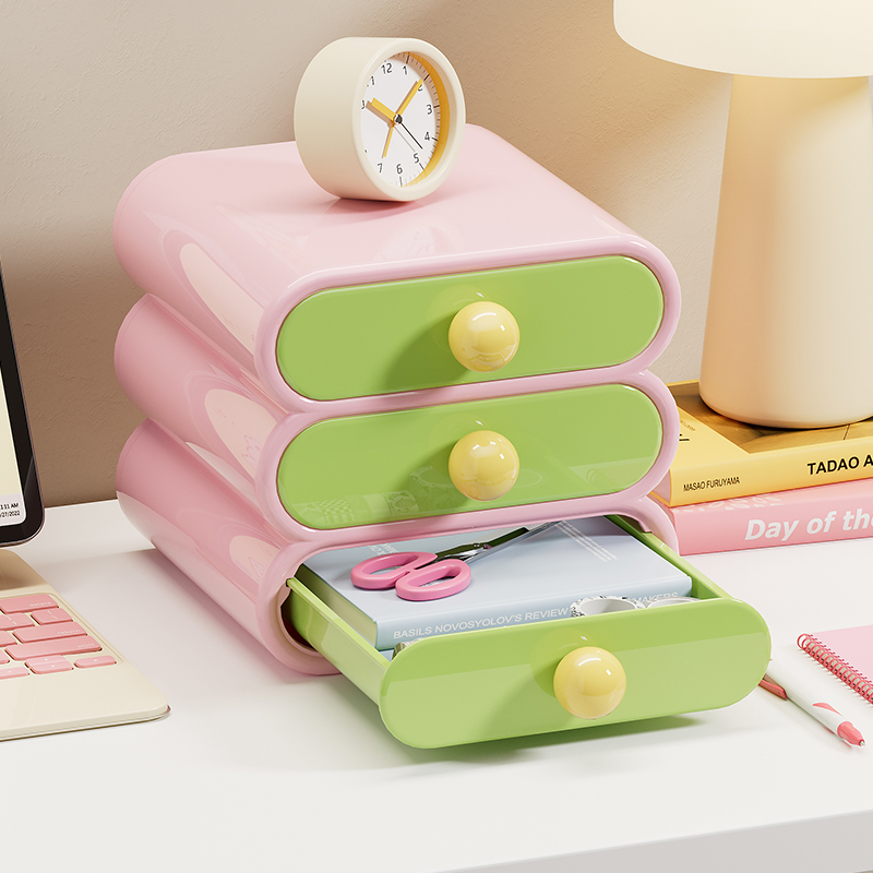 Desk Setup Room - Uforu Dopamine Desk Organizer, 3-Tier Drawer