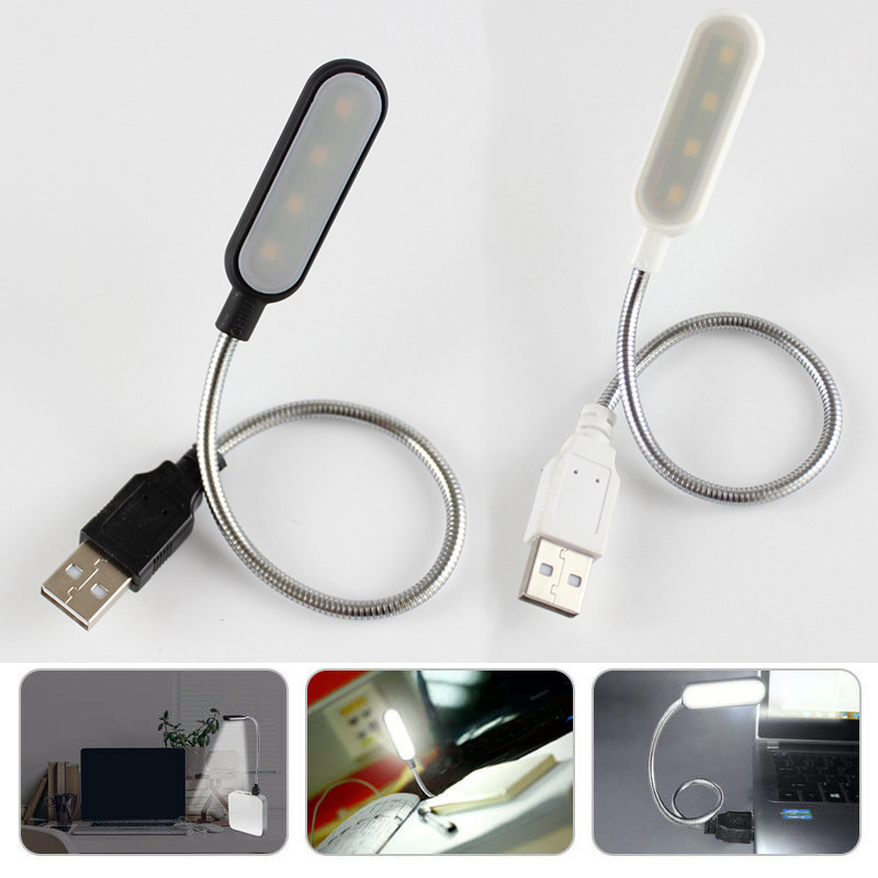 Mini 4 LED Book Lamp Portable  - Desk Setup Maker ulasan dan harga