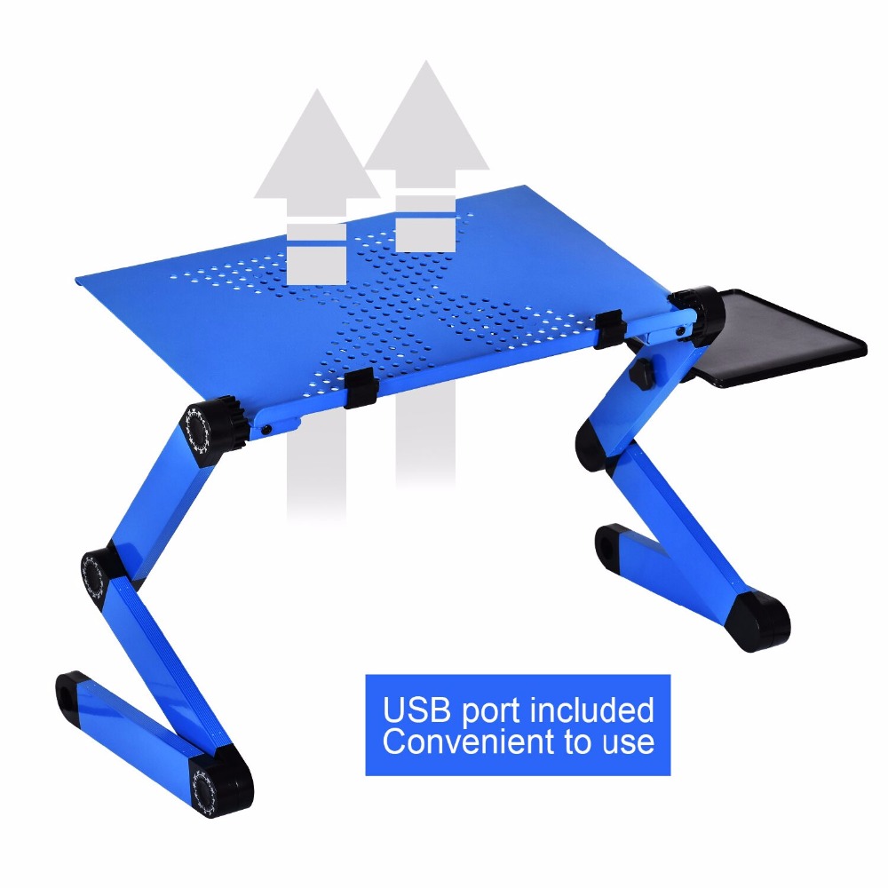 Aluminum Alloy Laptop Table Ad - Desk Setup Maker ulasan dan harga