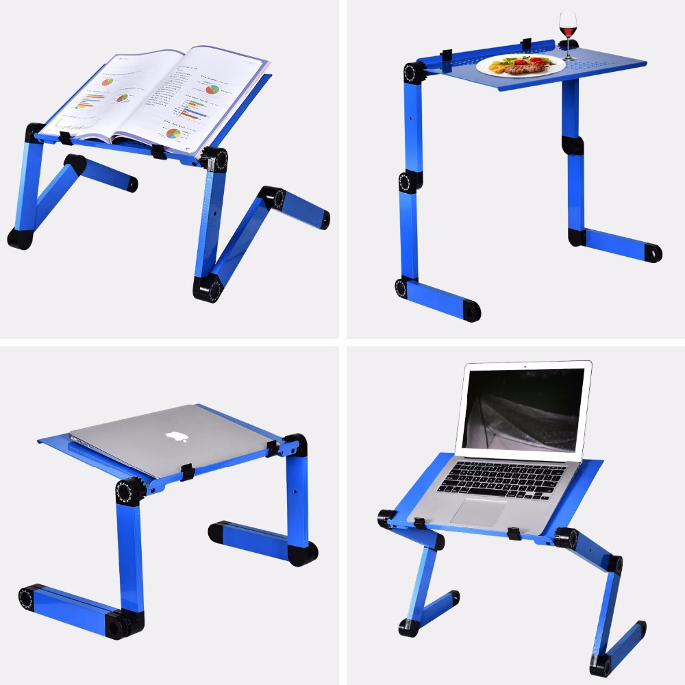 Aluminum Alloy Laptop Table Ad - Desk Setup Maker ulasan dan harga