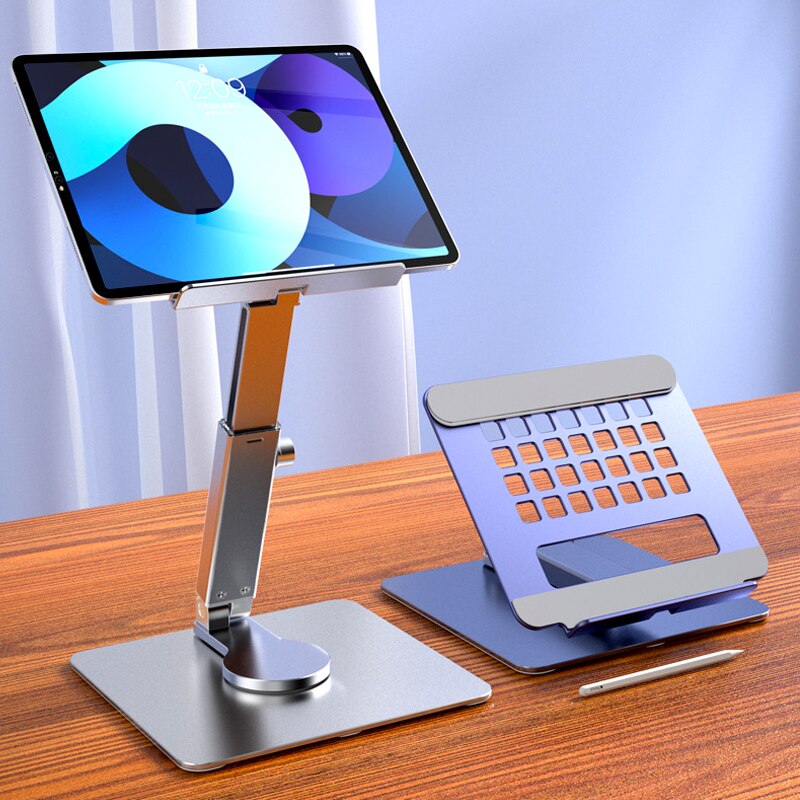 Aluminum Tablet Stand 360°Rota - Desk Setup Riser ulasan dan harga