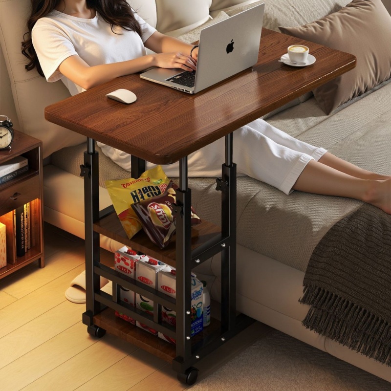 Movable Lifting Bedside Table  - Desk Setup Maker ulasan dan harga