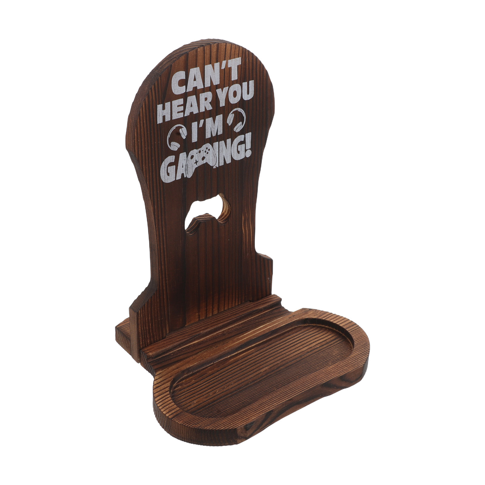 Gaming Headphone Stand Wood De - Desk Setup Gaming ulasan dan harga