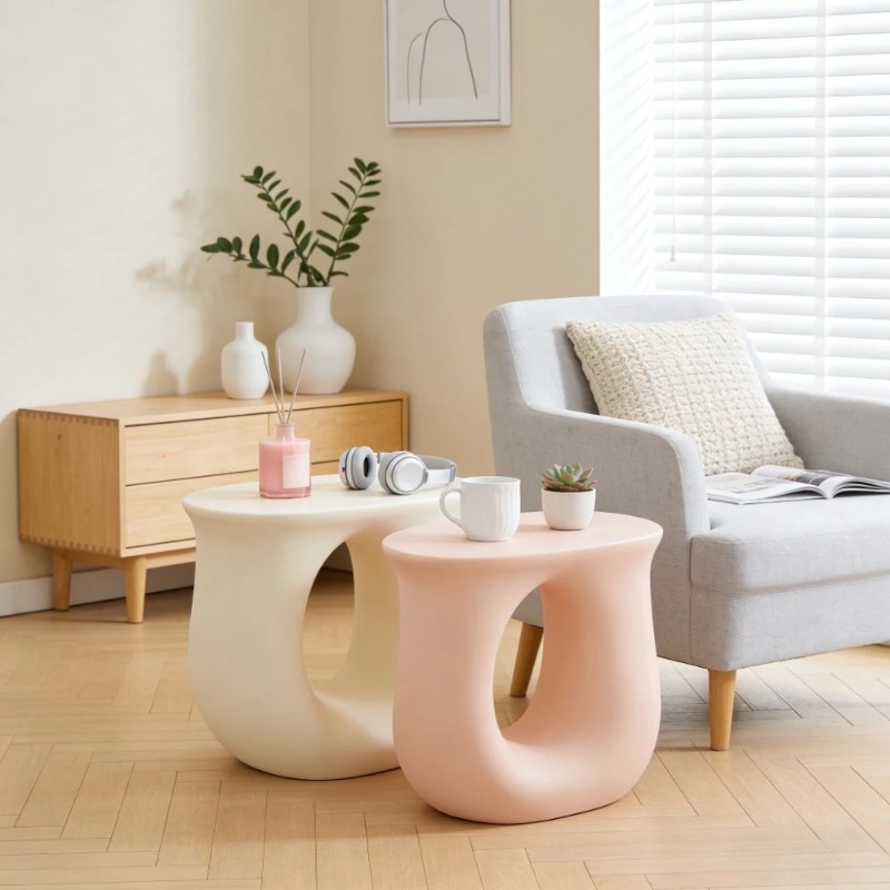 U-Shaped Corner Coffee Table,  - Desk Setup Modern ulasan dan harga