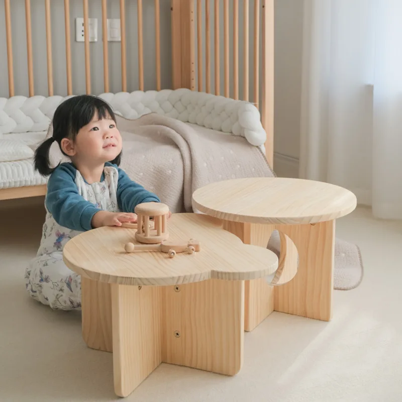 Solid Wood Children's Small Ta - Desk Setup Small Room ulasan dan harga