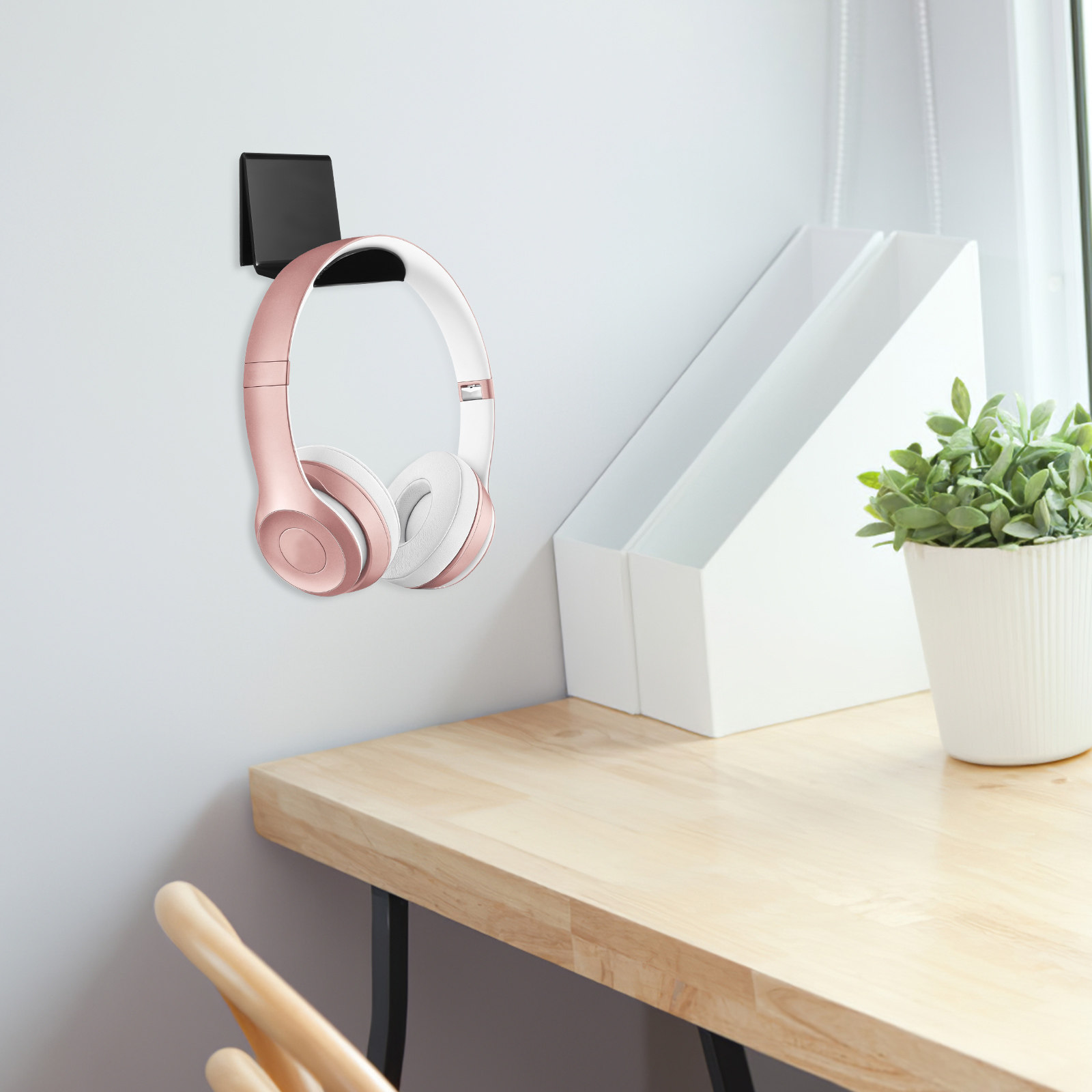 2Pcs Minimalist Acrylic Headph - Desk Setup Headphones ulasan dan harga