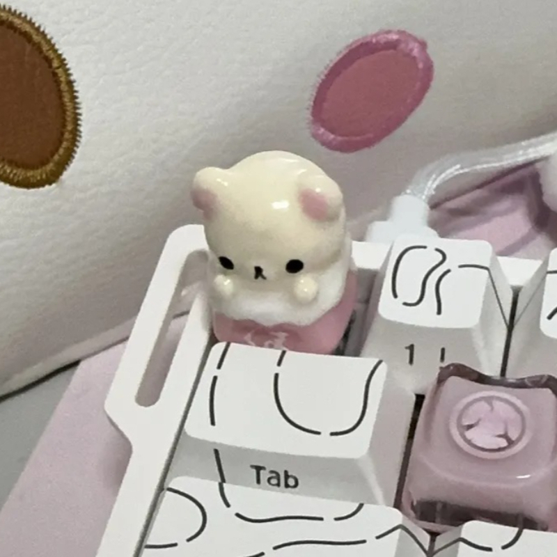 Kawaii Rilakkuma Keycaps Relax - Desk Setup Equipment ulasan dan harga