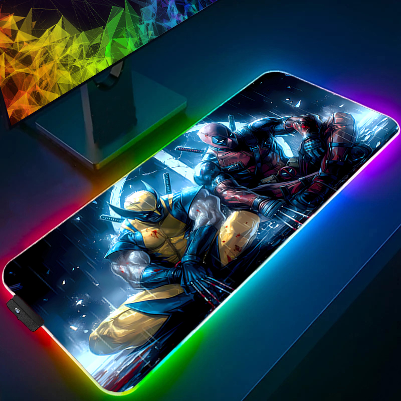 LED Mouse Pad Gaming Backlight - Desk Setup Mat ulasan dan harga