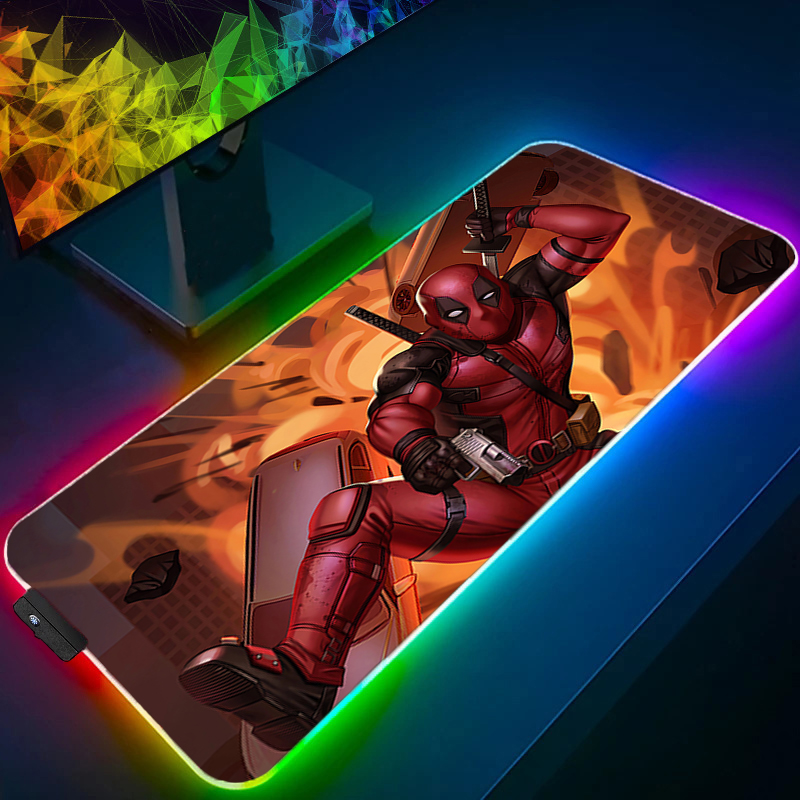 LED Mouse Pad Gaming Backlight - Desk Setup Mat ulasan dan harga