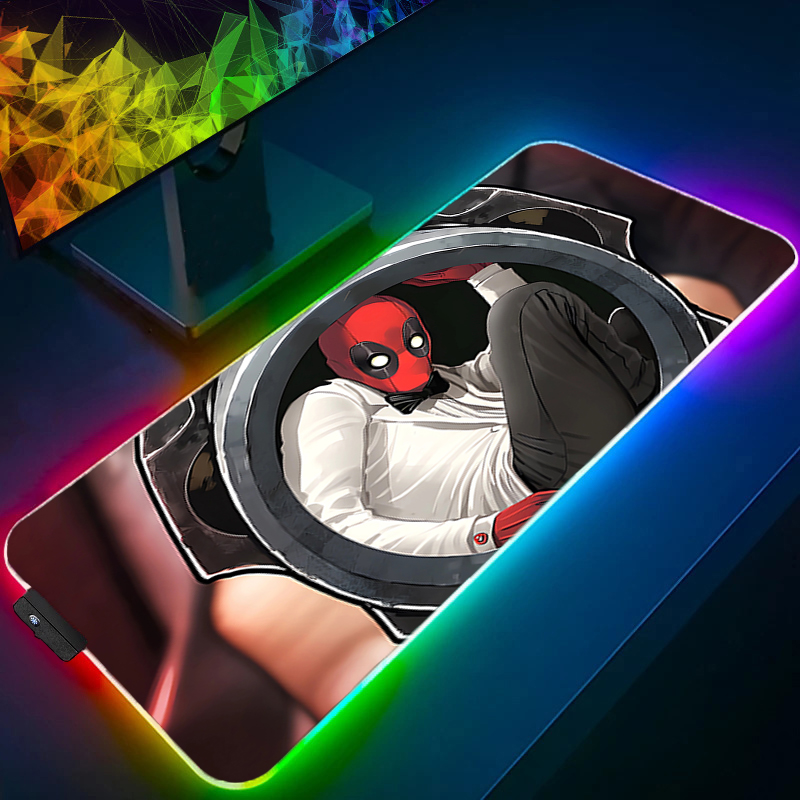 LED Mouse Pad Gaming Backlight - Desk Setup Mat ulasan dan harga
