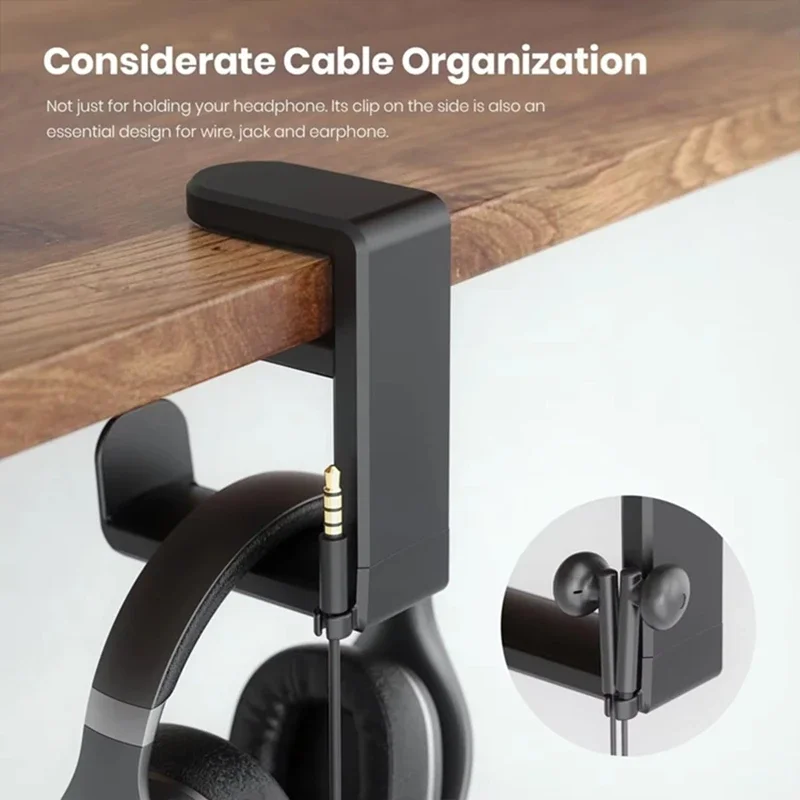 360° Rotating Headphone Stand  - Desk Setup Gaming ulasan dan harga