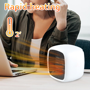 AOFEN Compact Space Heater, 2  - Desk Setup Room ulasan dan harga
