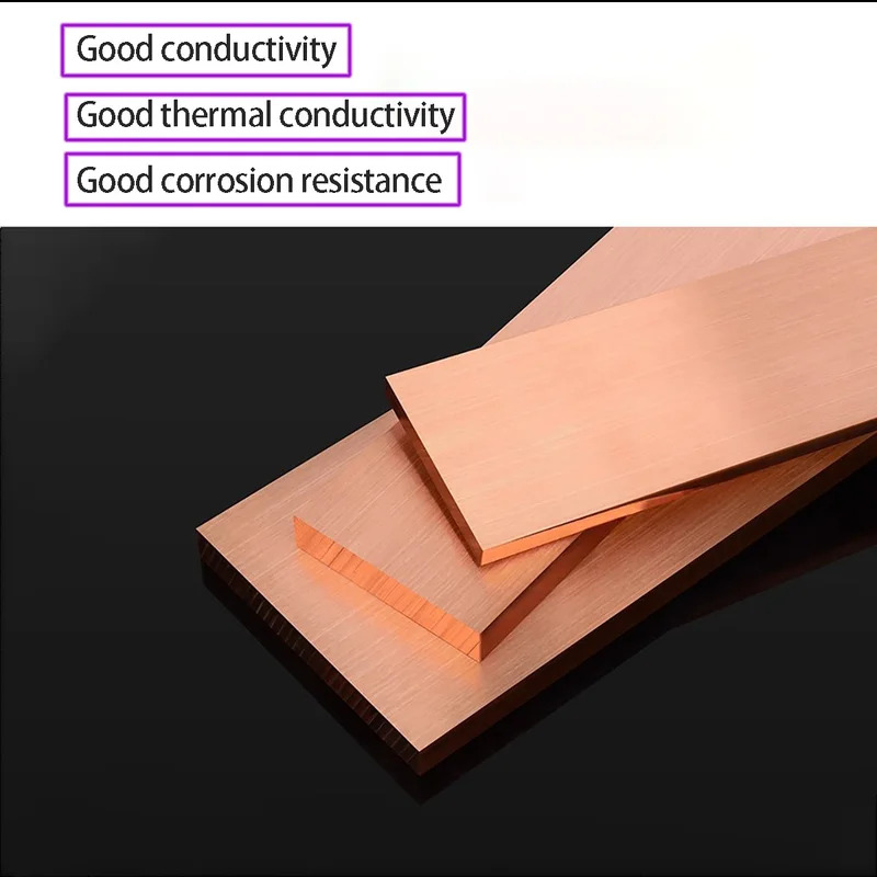 1PCS High Conductive T2 Copper - Power Strip Flat ulasan dan harga