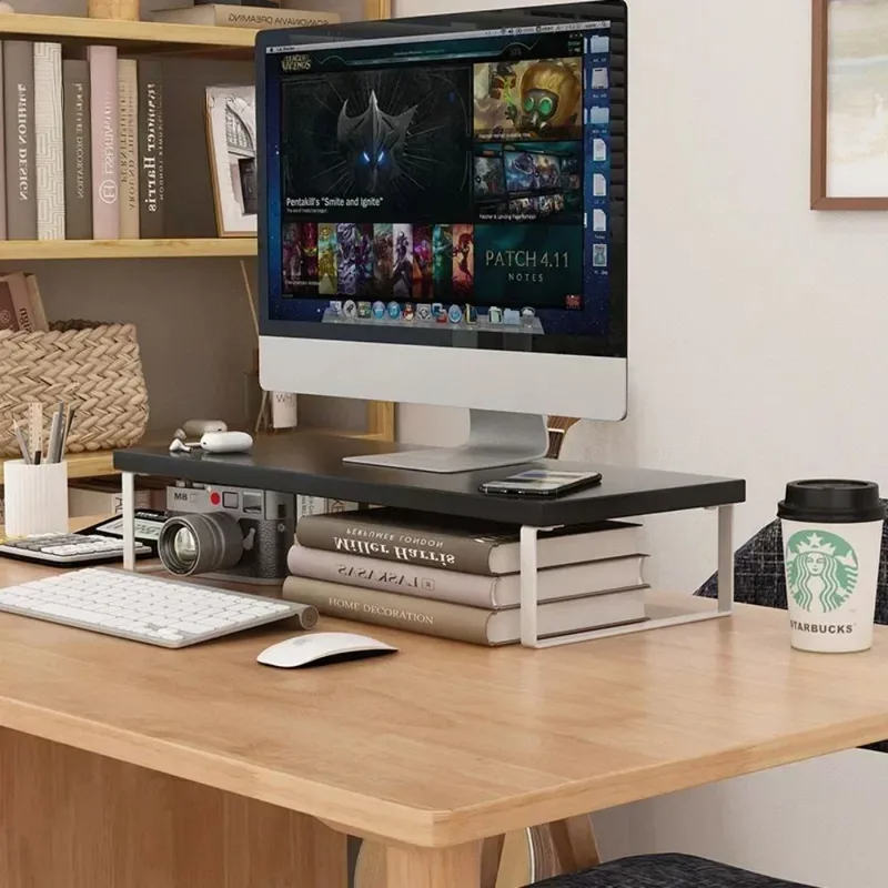 Elevated Monitor Riser Stand,  - Desk Setup Riser ulasan dan harga
