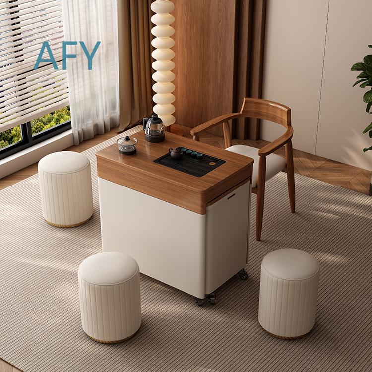 Solid Wood Mobile Table and Ch - Desk Setup Small Room ulasan dan harga