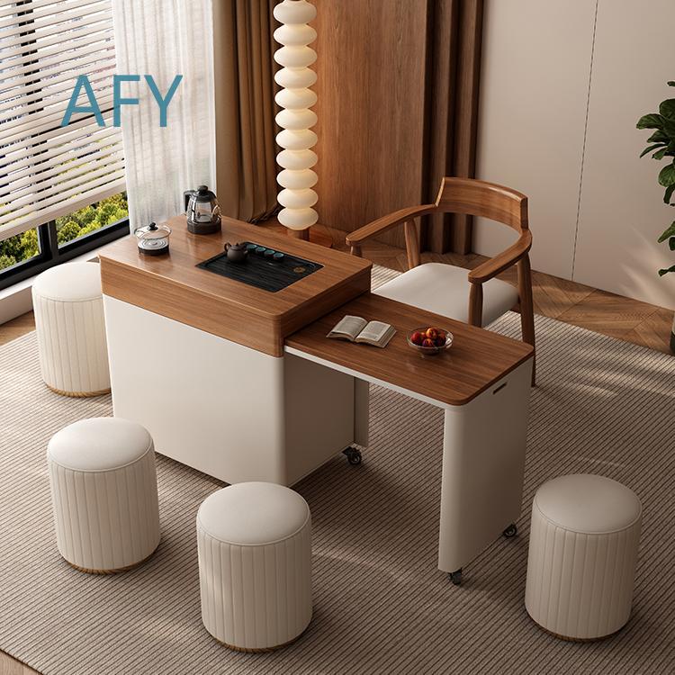 Solid Wood Mobile Table and Ch - Desk Setup Small Room ulasan dan harga