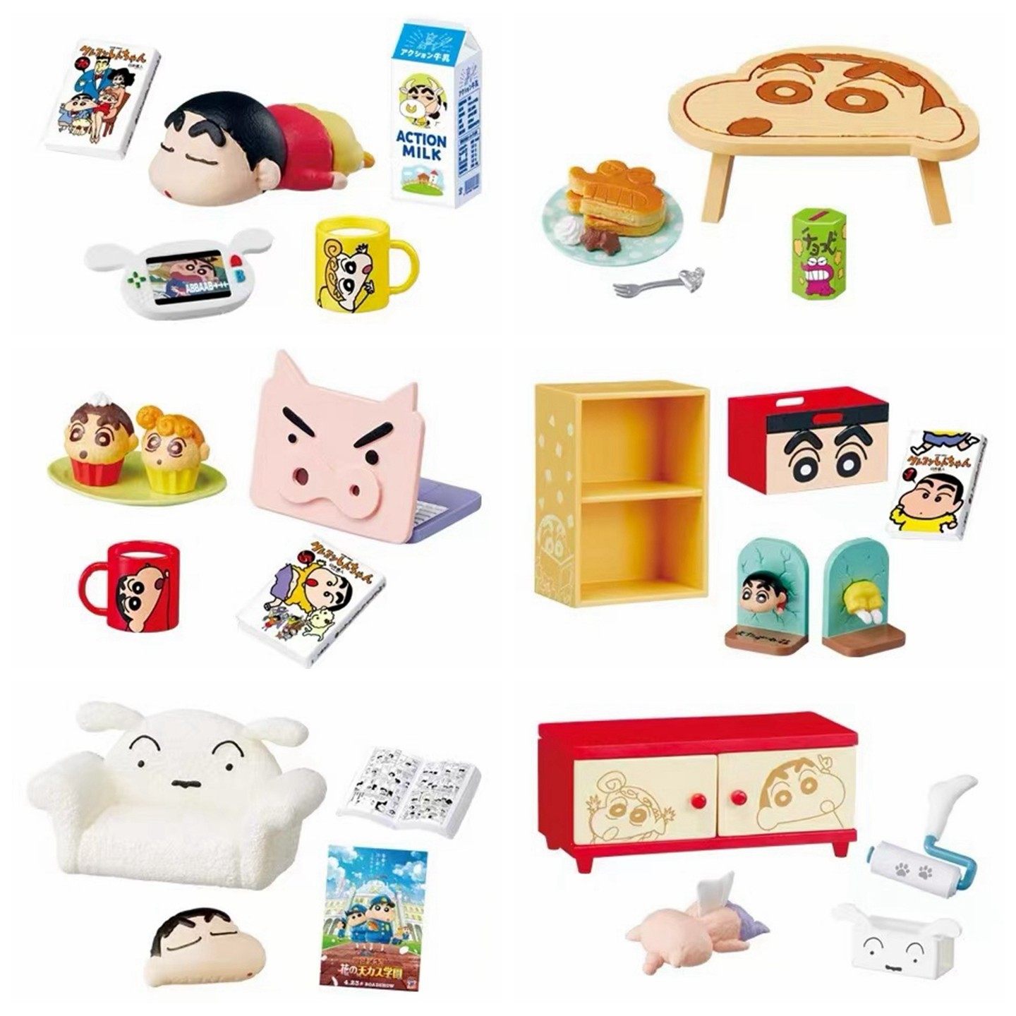 Rement Crayon Shinchan Miniatu - Desk Setup Equipment ulasan dan harga