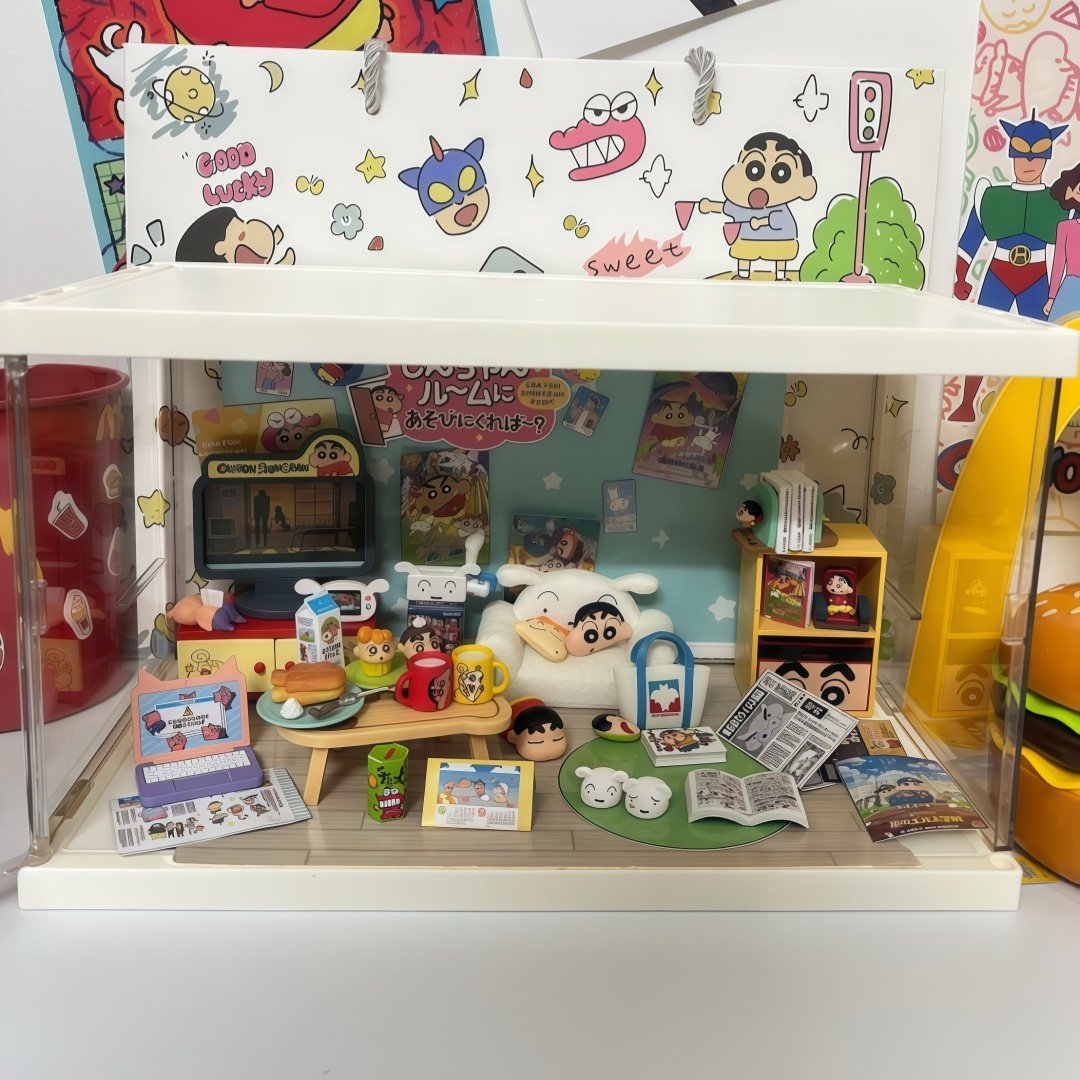 Rement Crayon Shinchan Miniatu - Desk Setup Equipment ulasan dan harga