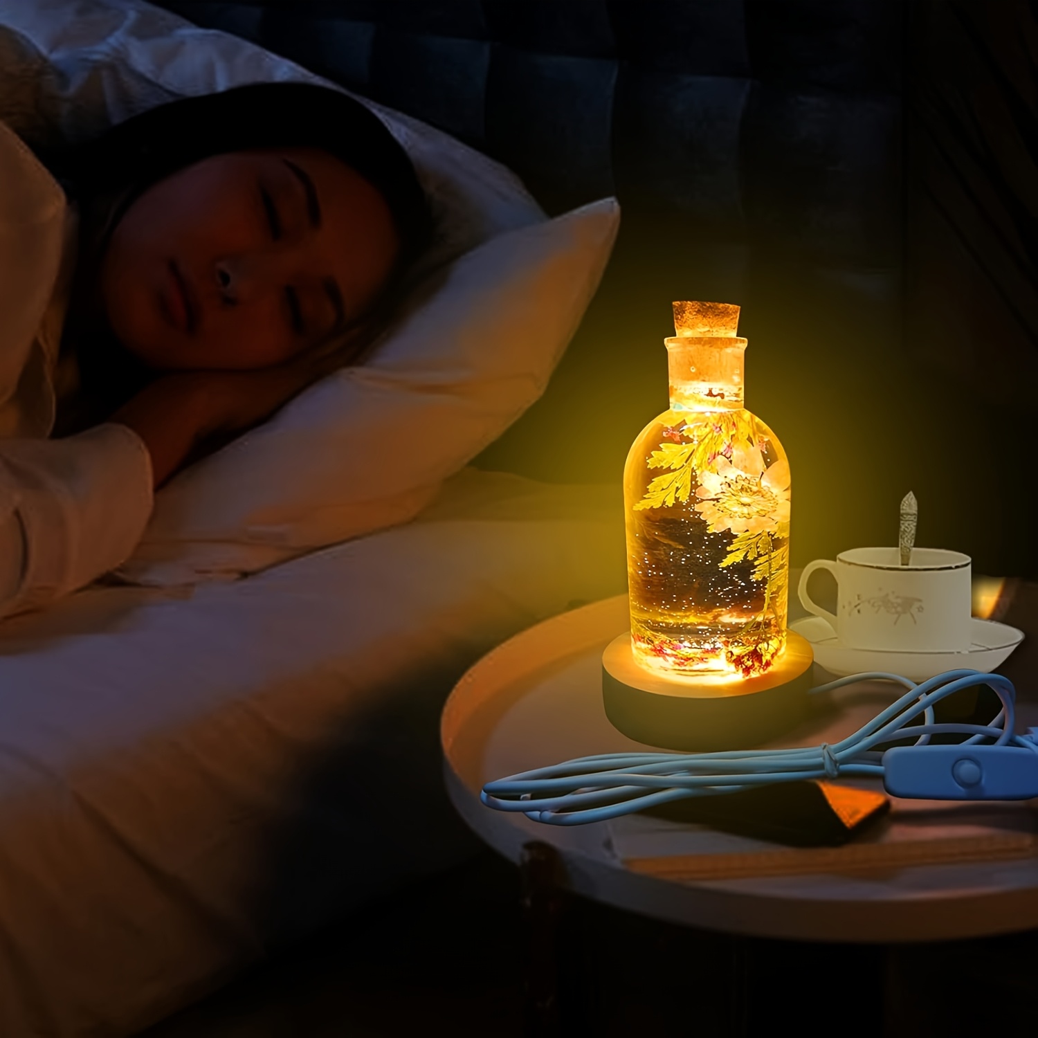 Drift Bottle Light Resin Mold  - Desk Setup Equipment ulasan dan harga