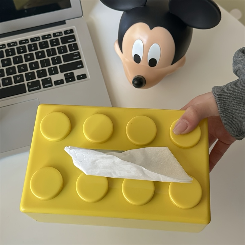 Building Block Shaped Tissue B - Desk Setup Developer ulasan dan harga