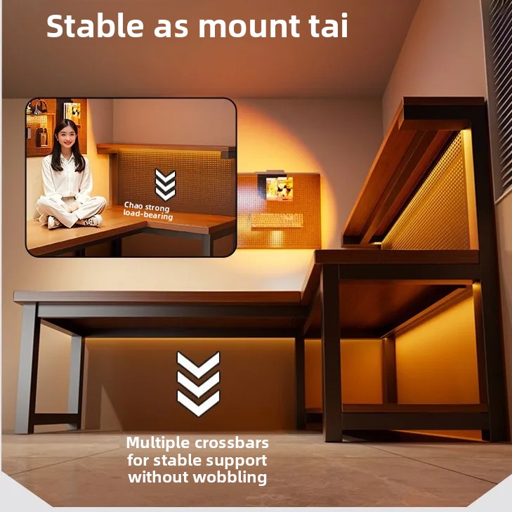Modern Corner Computer Desk L- - Desk Setup Maker ulasan dan harga