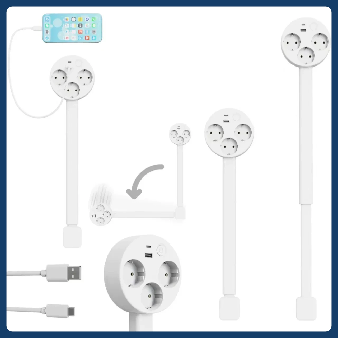 Space-Saving Flat Plug Power S - Power Strip Flat ulasan dan harga