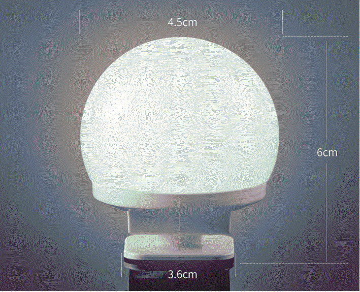 LED Light Paste Mirror Makeup  - Desk Setup Room ulasan dan harga