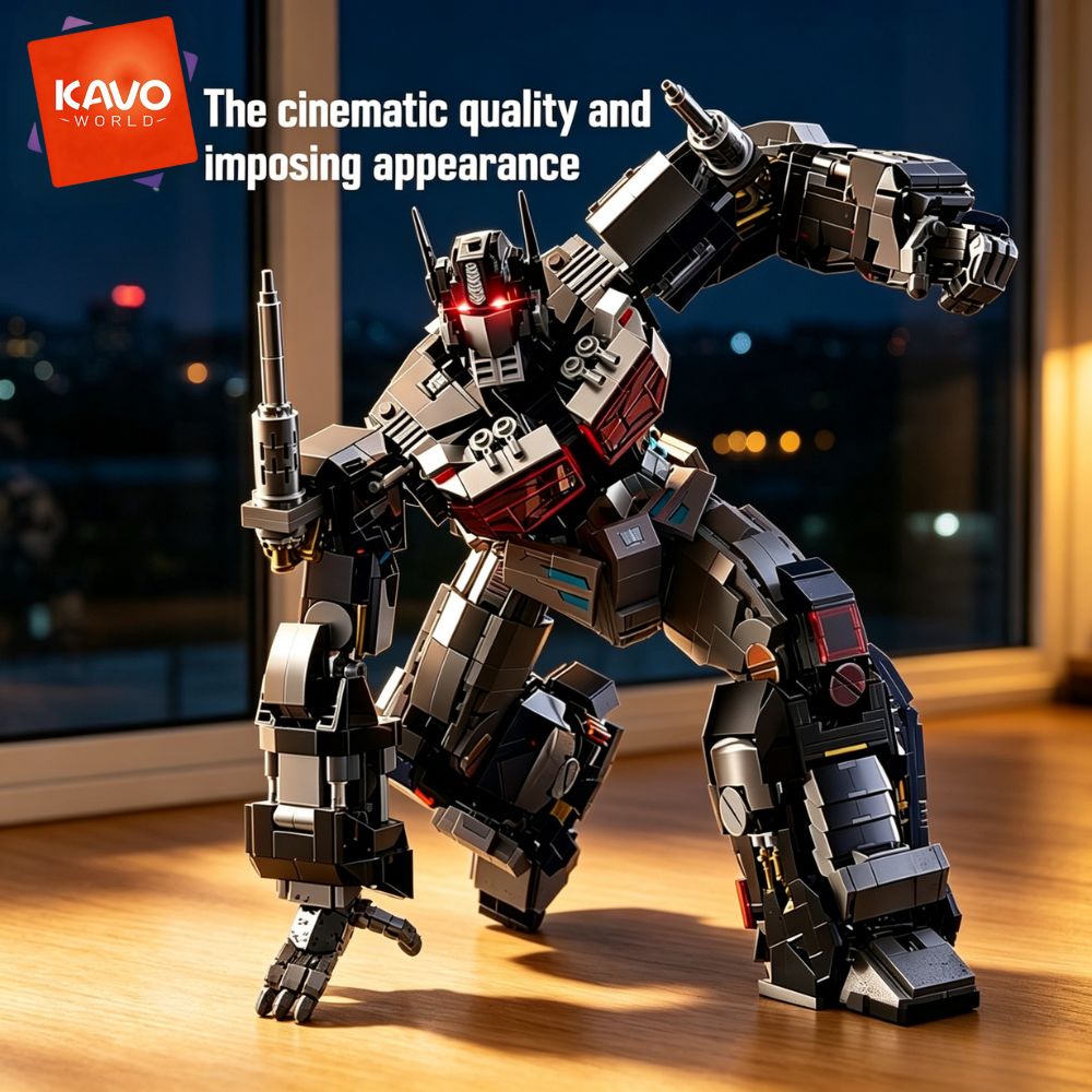 KAVOWORLD 2045pcs Future Mecha - Desk Setup Small Room ulasan dan harga