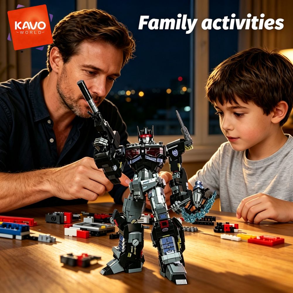 KAVOWORLD 2045pcs Future Mecha - Desk Setup Small Room ulasan dan harga
