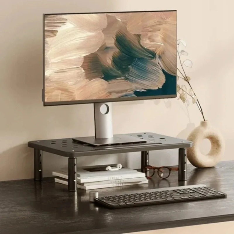 Height Adjustable Monitor Stan - Desk Setup Riser ulasan dan harga