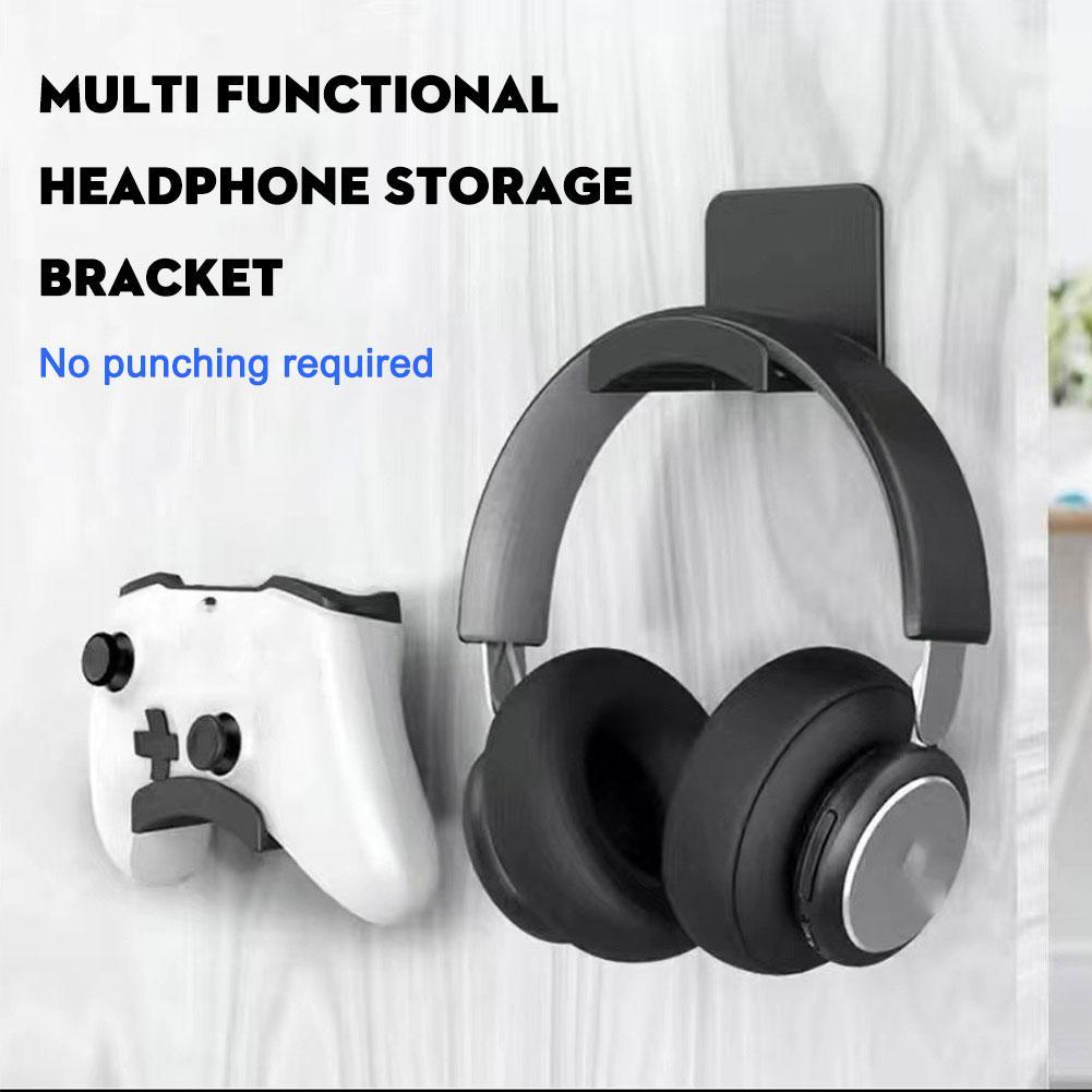 Punch-Free Wall Mount Headphon - Desk Setup Gaming ulasan dan harga