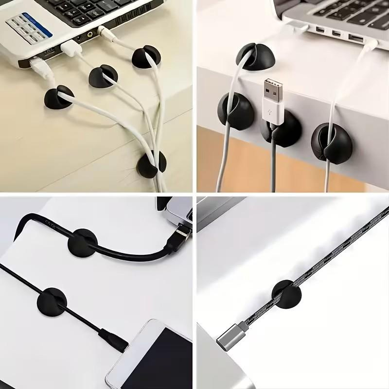 6/10/18-Piece Cable Organizer  - Desk Setup Equipment ulasan dan harga