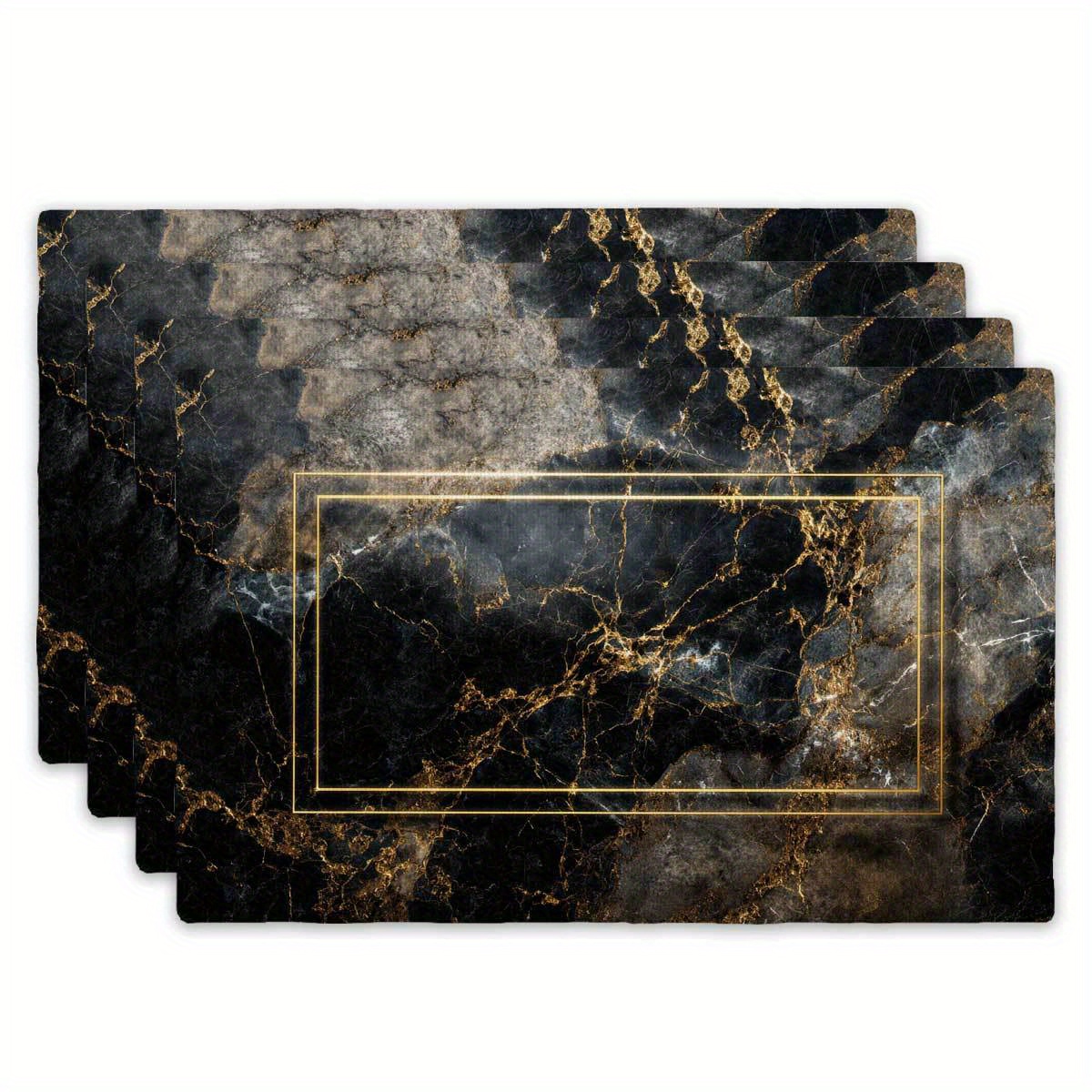 Metallic Gold Green Leaf Art P - Desk Setup Modern ulasan dan harga