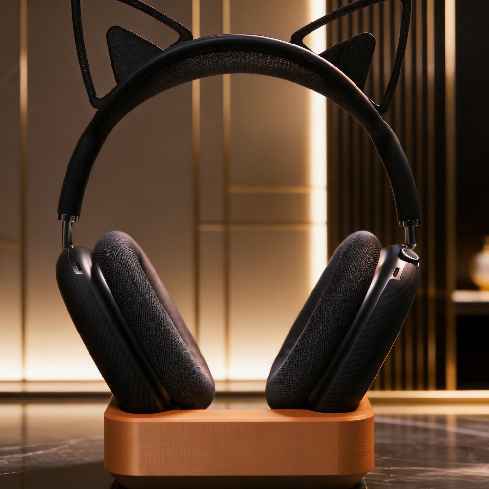 Headphone Sleep Compartment Cu - Desk Setup Headphones ulasan dan harga