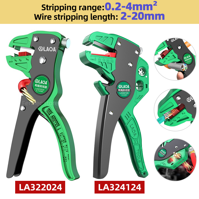 LAOA Wire Stripper Tools Cable - Power Strip Flat ulasan dan harga