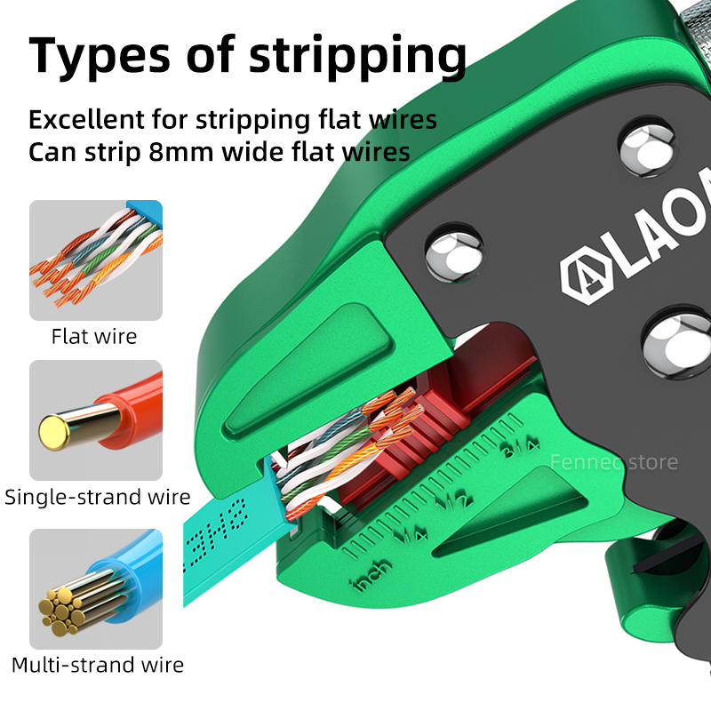 LAOA Wire Stripper Tools Cable - Power Strip Flat ulasan dan harga