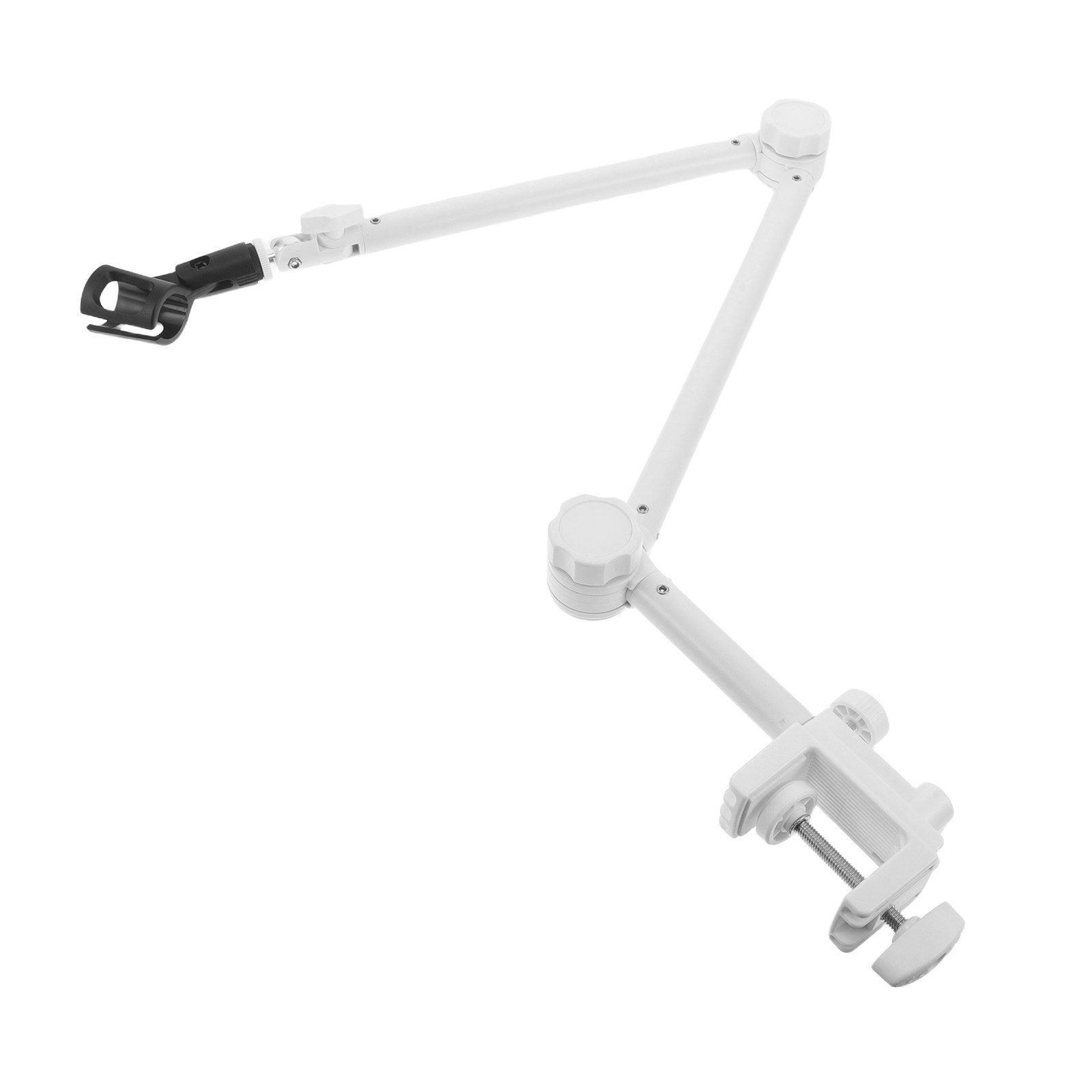 1Set Microphone Boom Arm White - Desk Setup Gaming ulasan dan harga