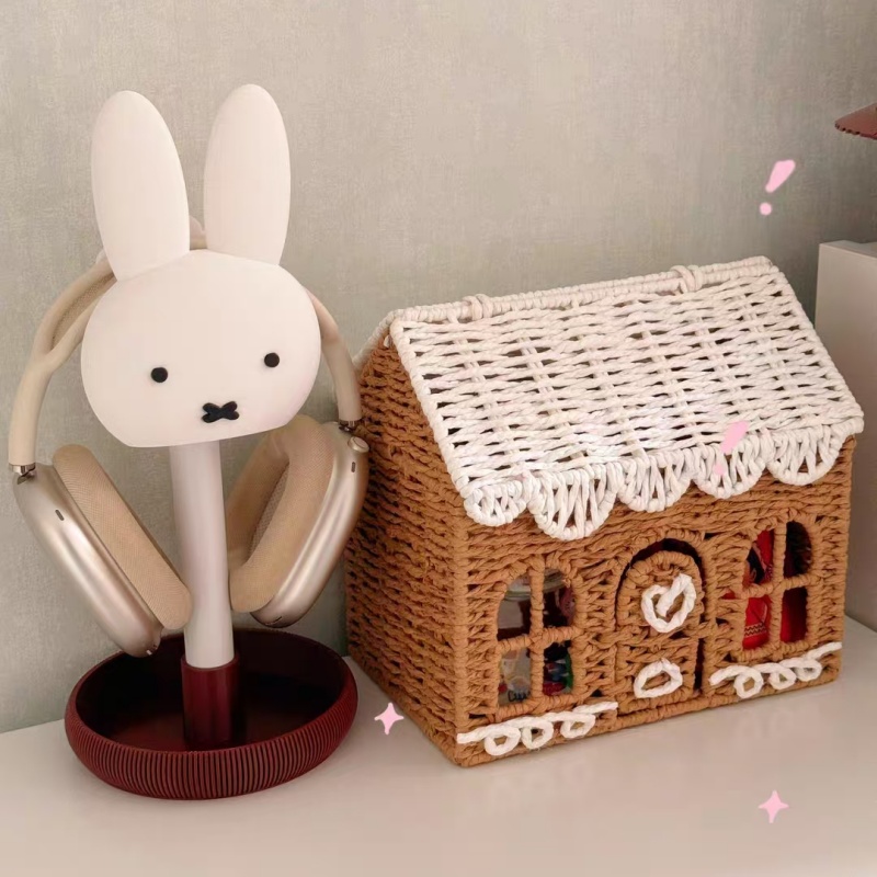 Anime Miffy Gaming Headset Sta - Desk Setup Headphones ulasan dan harga