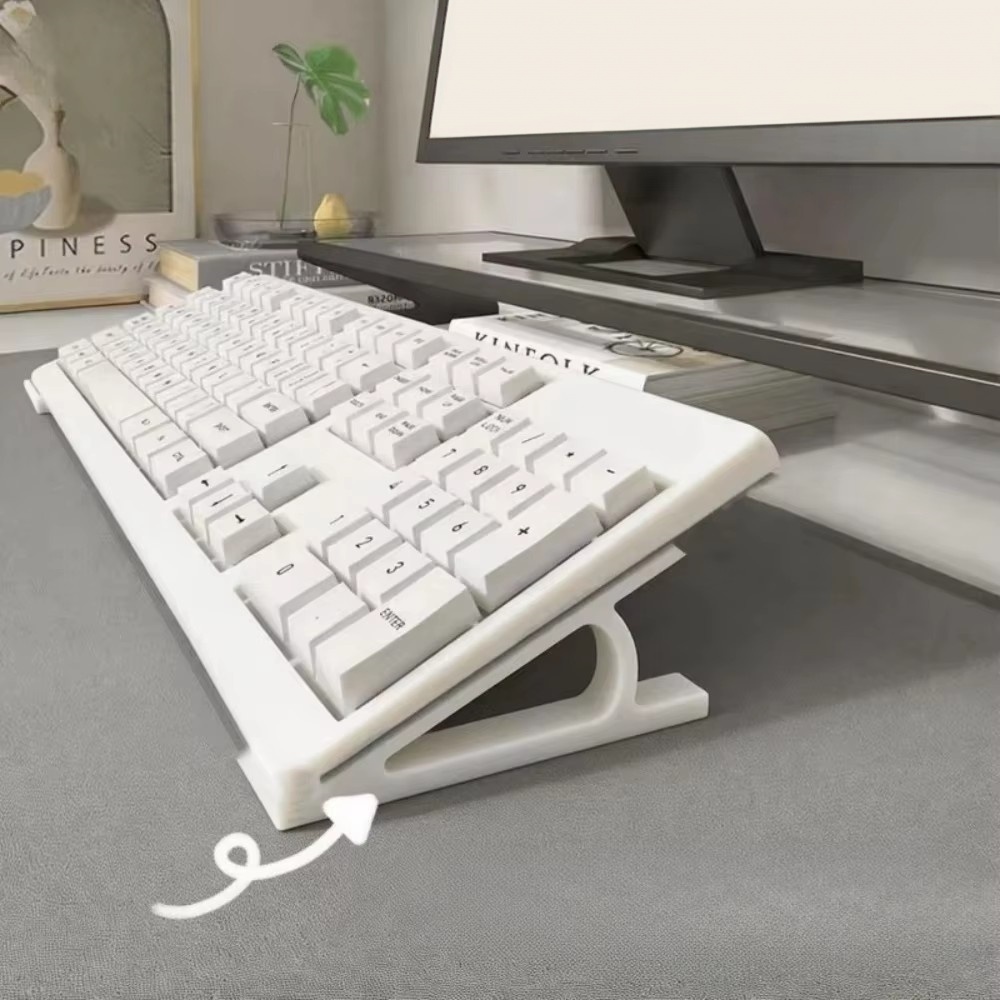 2pc Ergonomic Keyboard Riser F - Desk Setup Riser ulasan dan harga