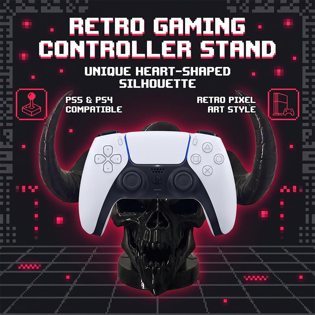 Unique Devil Skull Horn Contro - Desk Setup Gaming ulasan dan harga