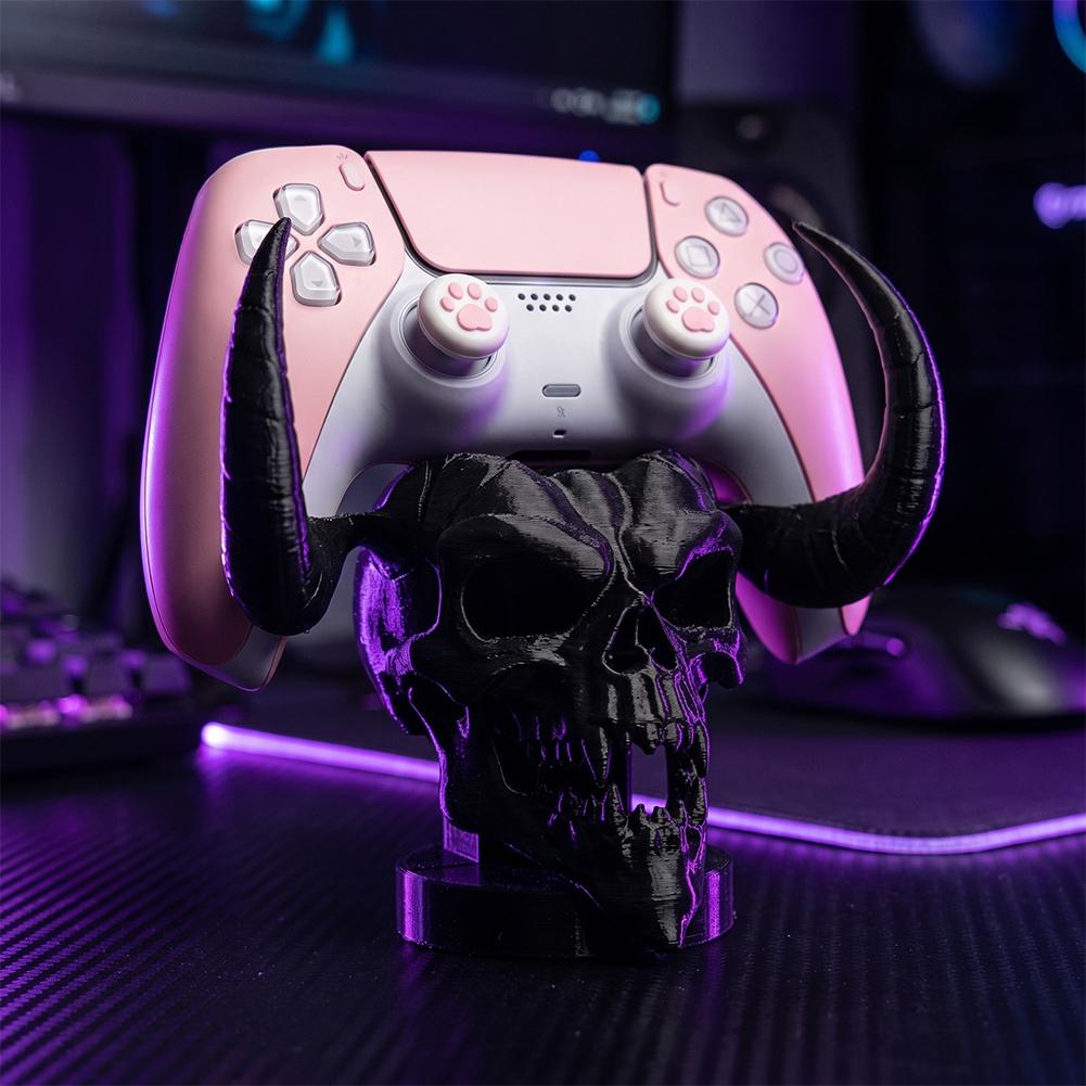 Unique Devil Skull Horn Contro - Desk Setup Gaming ulasan dan harga