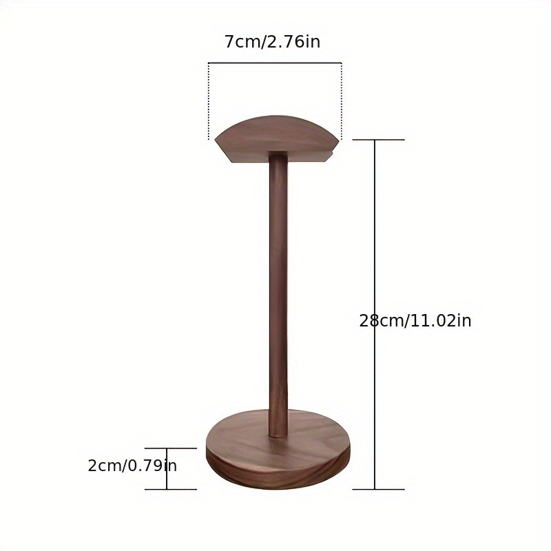 PGY Wooden Headphone Stand Erg - Desk Setup Headphones ulasan dan harga