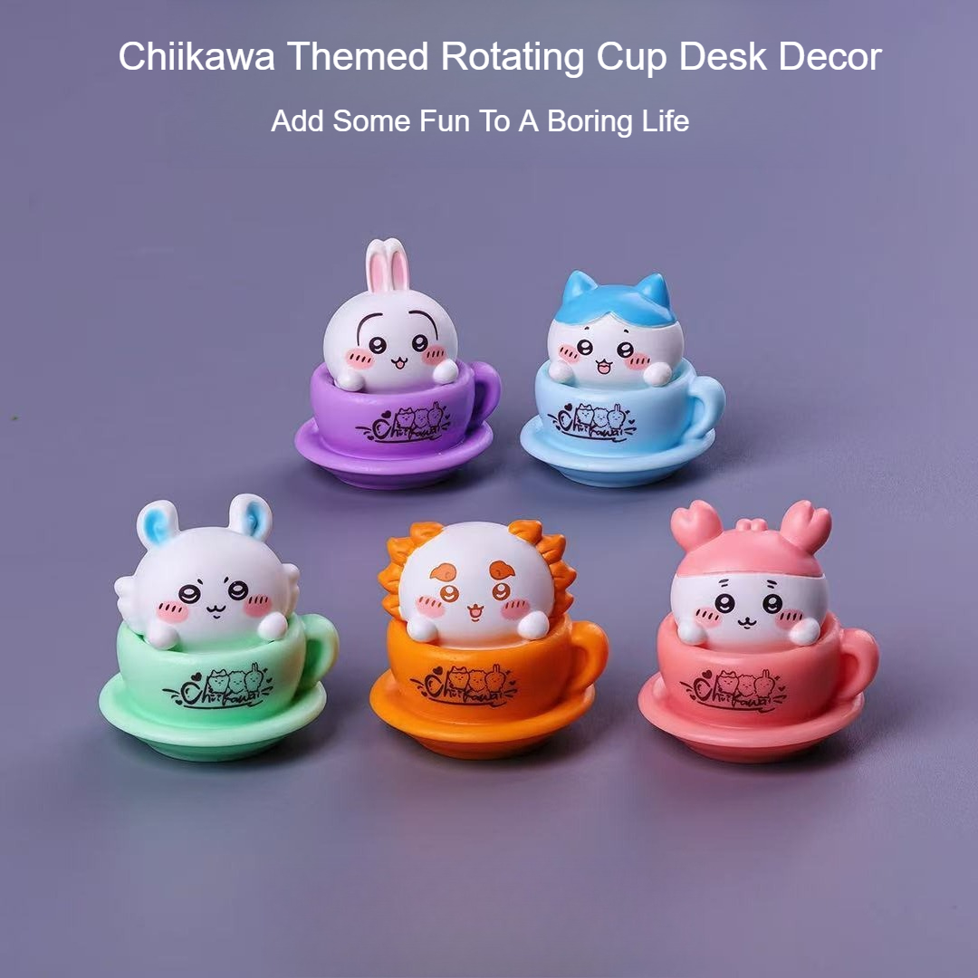 Chiikawa Rotating Cup Figure K - Desk Setup Room ulasan dan harga