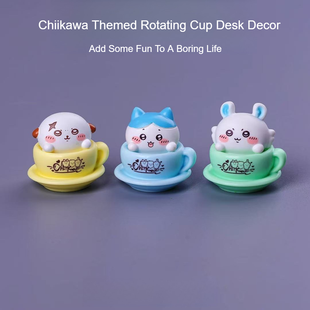 Chiikawa Rotating Cup Figure K - Desk Setup Room ulasan dan harga