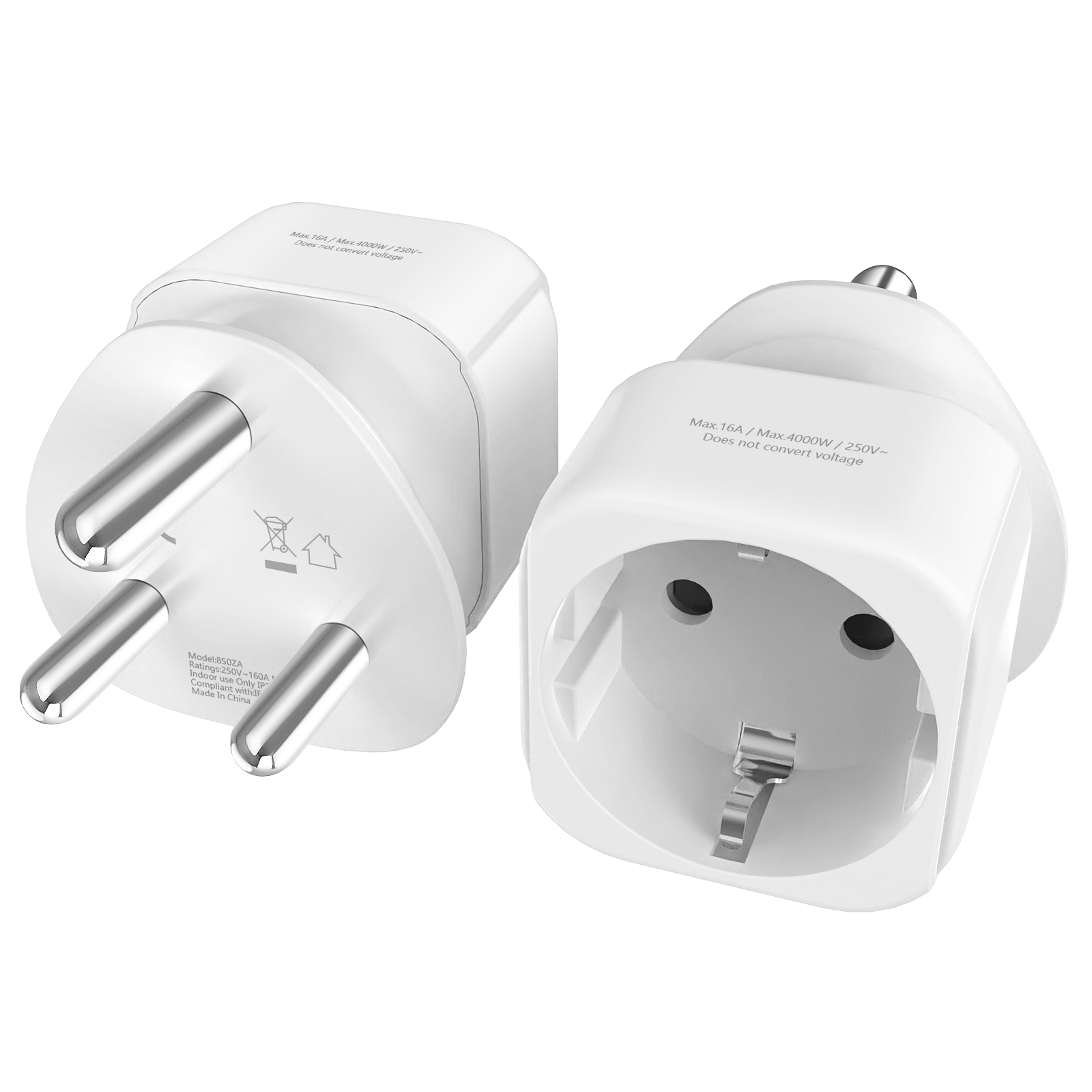 2PCS South Africa Travel Adapt - Power Strip Flat ulasan dan harga