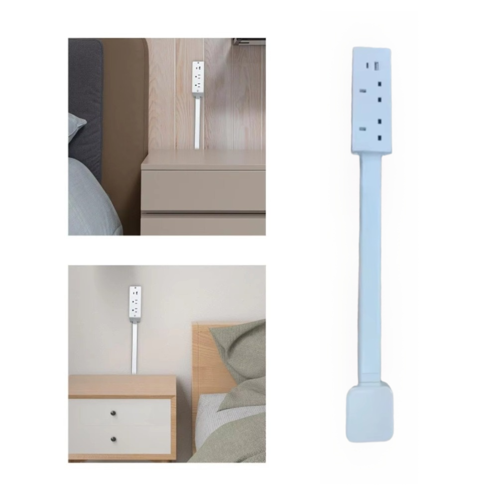 Rotates 180° Electrical Outlet - Power Strip Flat ulasan dan harga