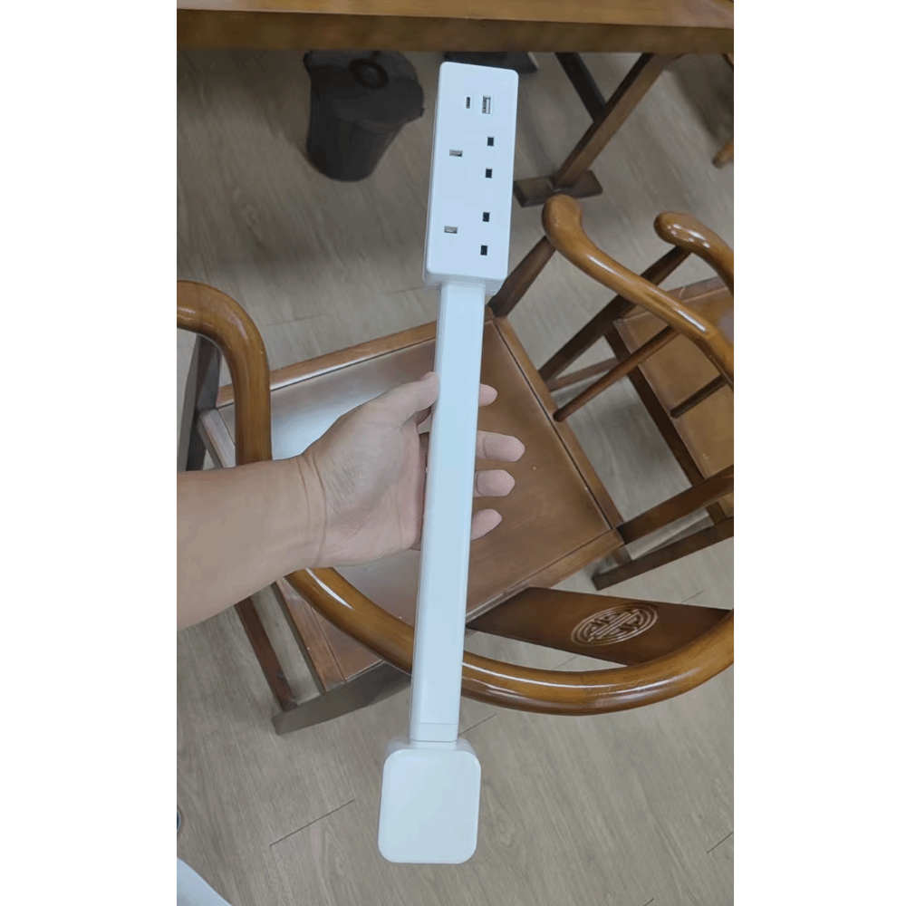 Rotates 180° Electrical Outlet - Power Strip Flat ulasan dan harga